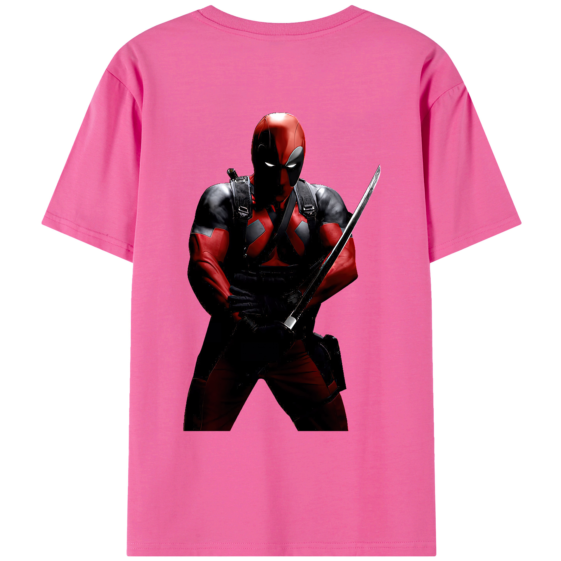 （画像用） Deadpool デッドプール レディース半袖Tシャツ(バックプリント)